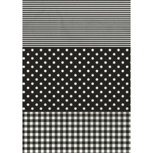 Décopatch Carta 485 Decopatch Bianco Nero