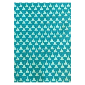 Décopatch Paper FDA703 light blue Cristmas threes